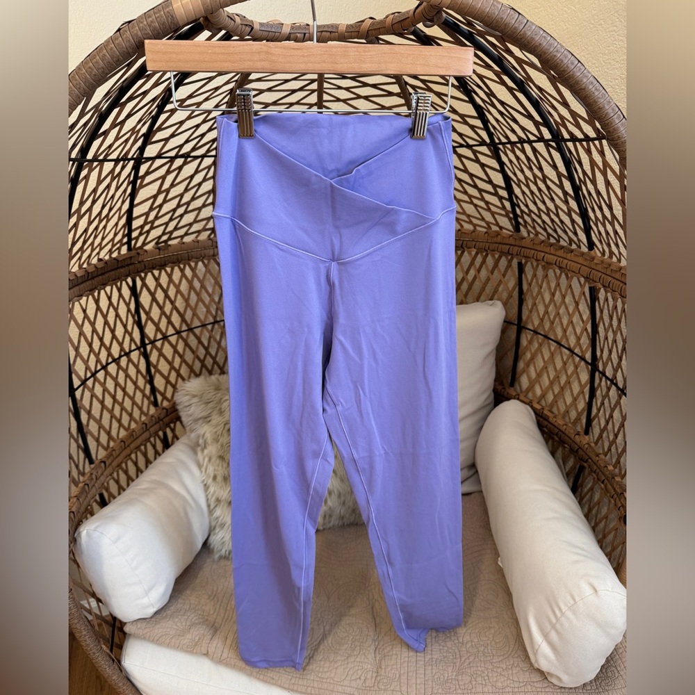 Aerie Offline Real Me Leggings Periwinkle Blue Purple large